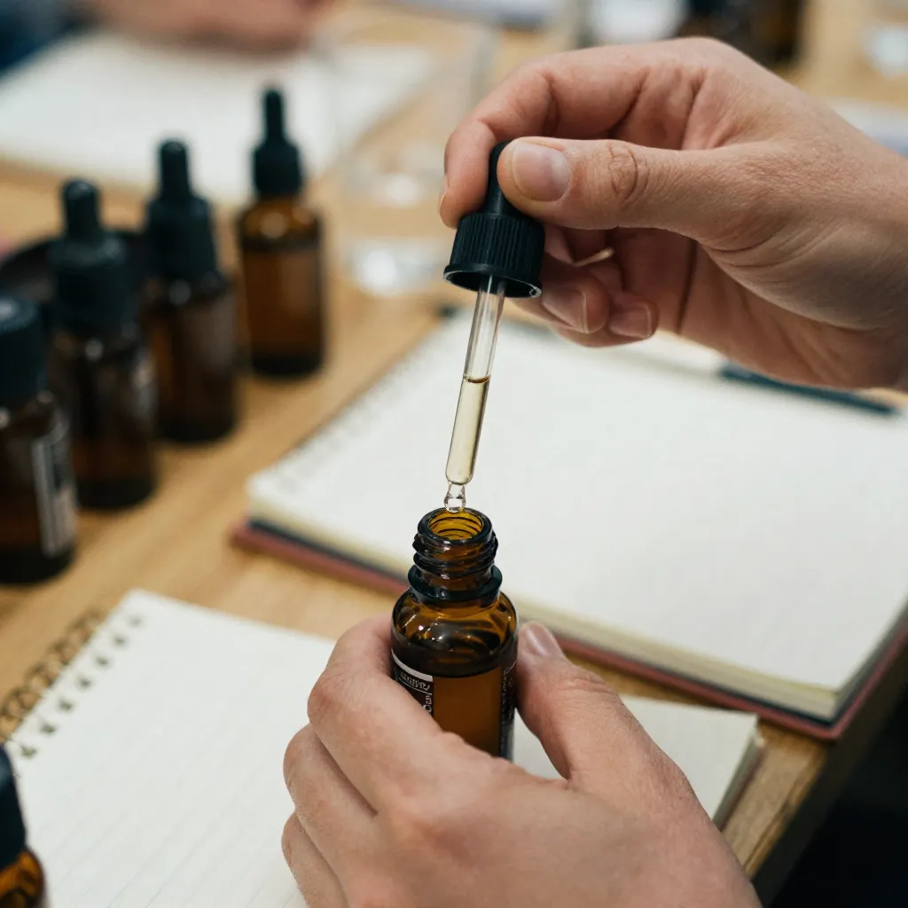 Profesjonelt duftblandingsarbeidsrom